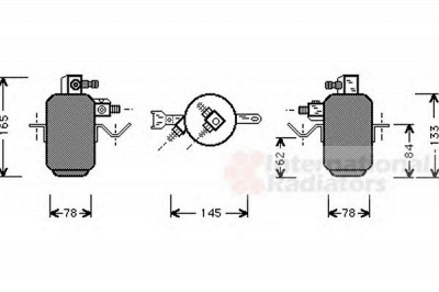 VAN WEZEL 3000d003 -  Осушитель, кондиционер